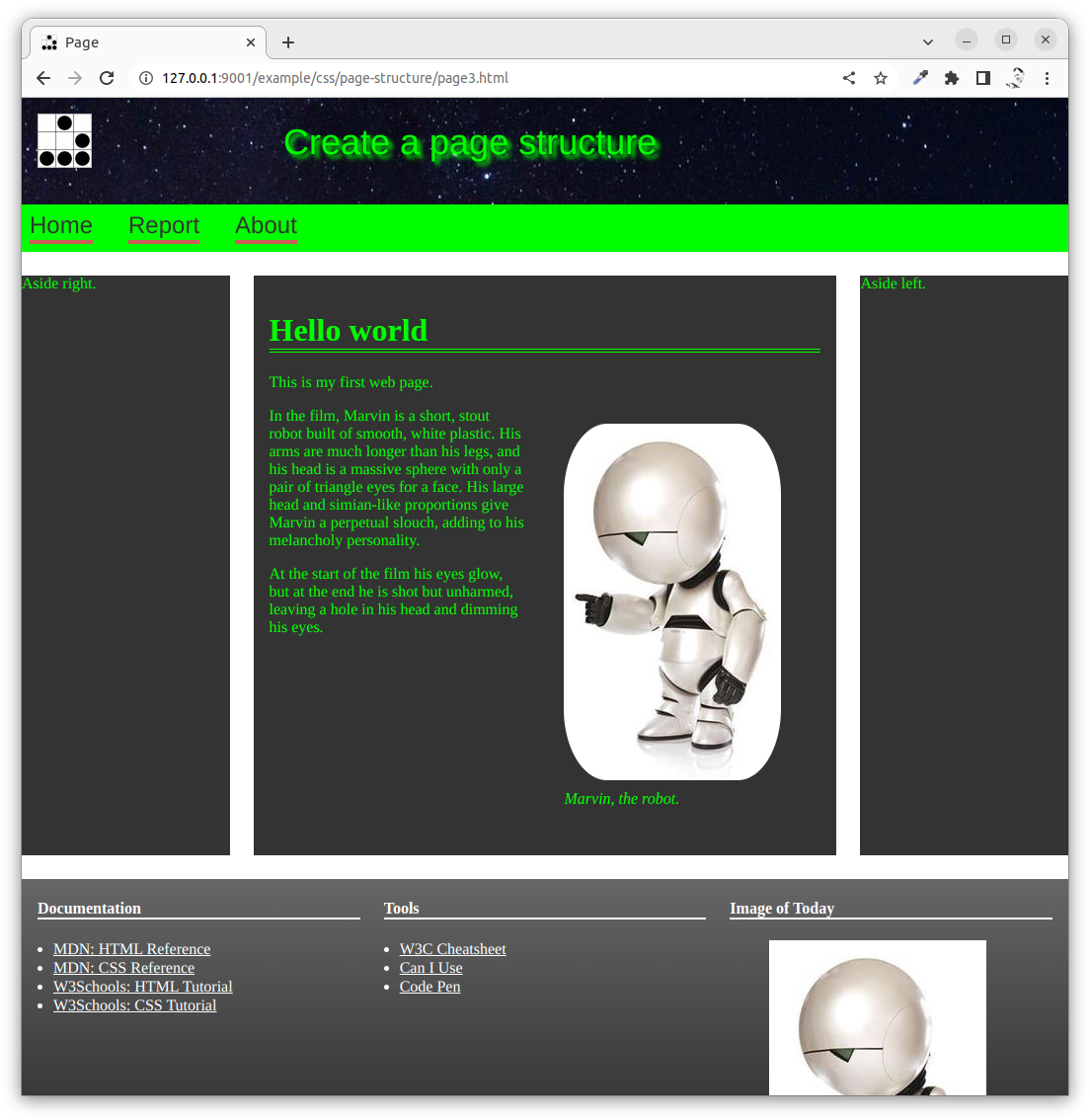 Marvin responsive